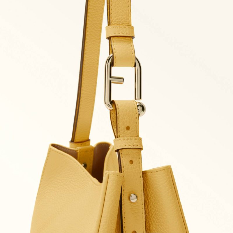 Shoulder Bags Crema Furla Nuvola Bucket Bag Mini Women - Image 5