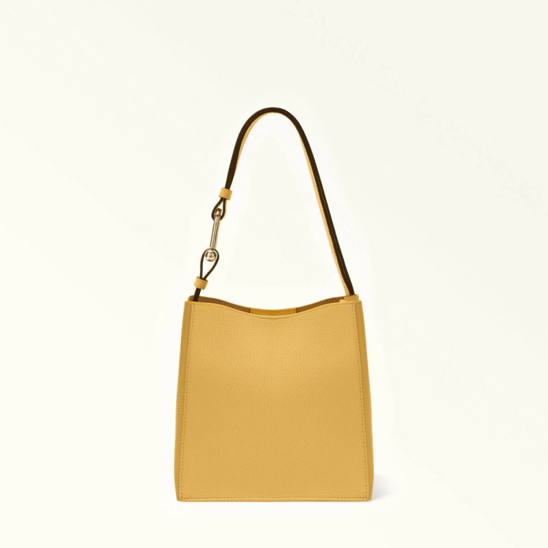 Shoulder Bags Crema Furla Nuvola Bucket Bag Mini Women