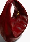Shoulder Bags Khaite Medium Olivia Hobo In Oxblood Crackle Patent Leather Oxblood Women - Image 3