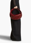 Shoulder Bags Khaite Medium Olivia Hobo In Oxblood Crackle Patent Leather Oxblood Women - Image 5
