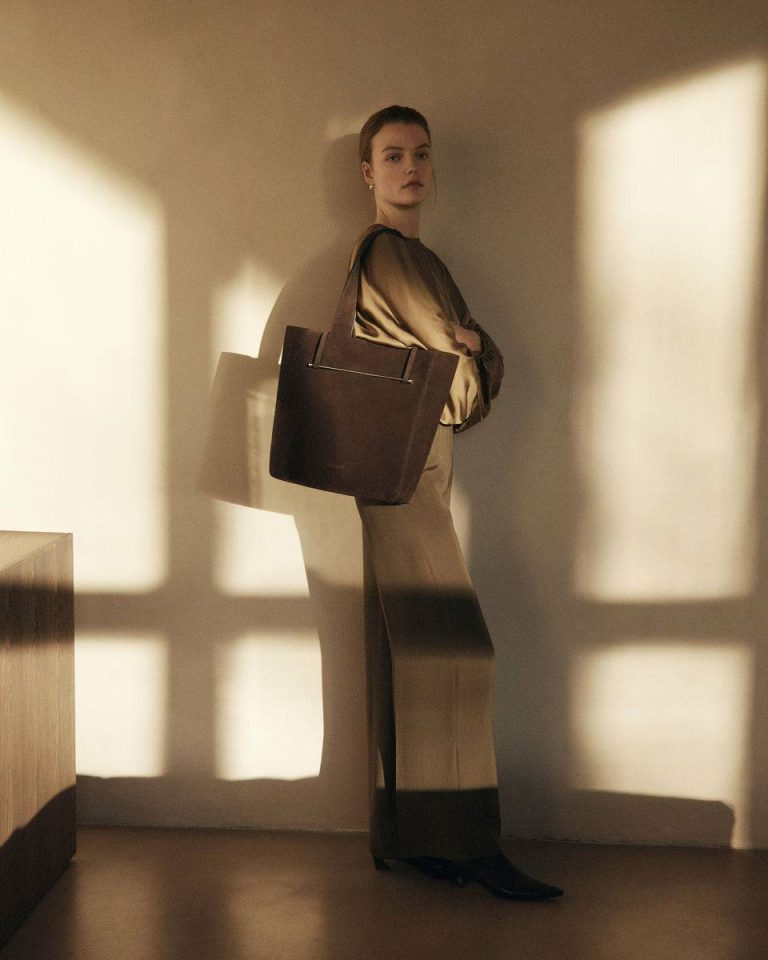 Shoulder Bags Melody Tote Women Chocolate Suede Strathberry