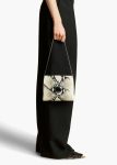Shoulder Bags Natural Bobbi Bag In Natural Python-Embossed Leather Women Khaite - Image 5