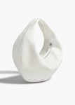 Shoulder Bags Optic White Khaite Women Medium Olivia Hobo In Optic White Crackle Patent Leather - Image 2