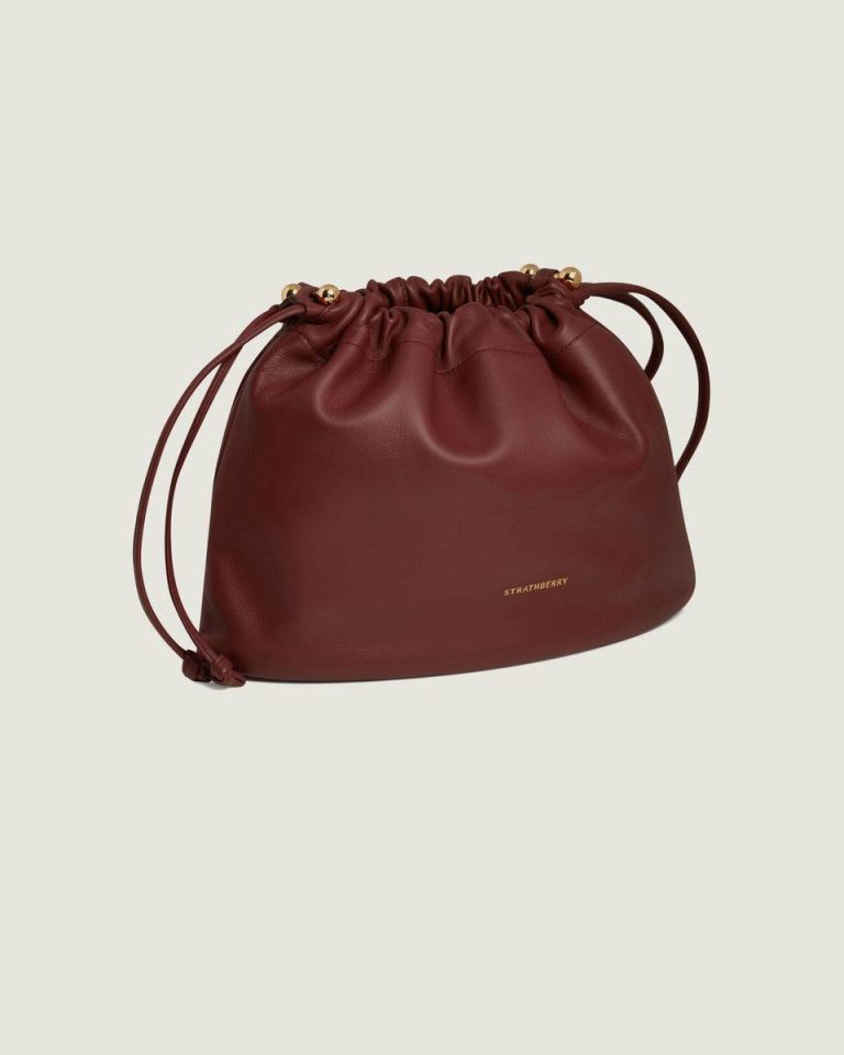 Shoulder Bags Oxblood Charlotte Midi Drawstring Women Strathberry - Image 2