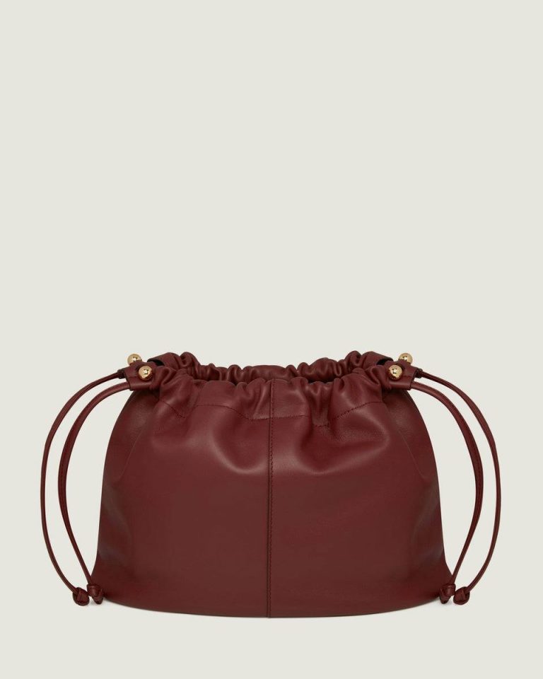 Shoulder Bags Oxblood Charlotte Midi Drawstring Women Strathberry - Image 4