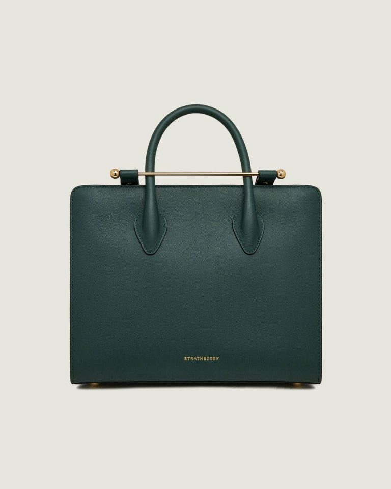 Shoulder Bags Strathberry Bottle Green Women Midi Tote - Image 3