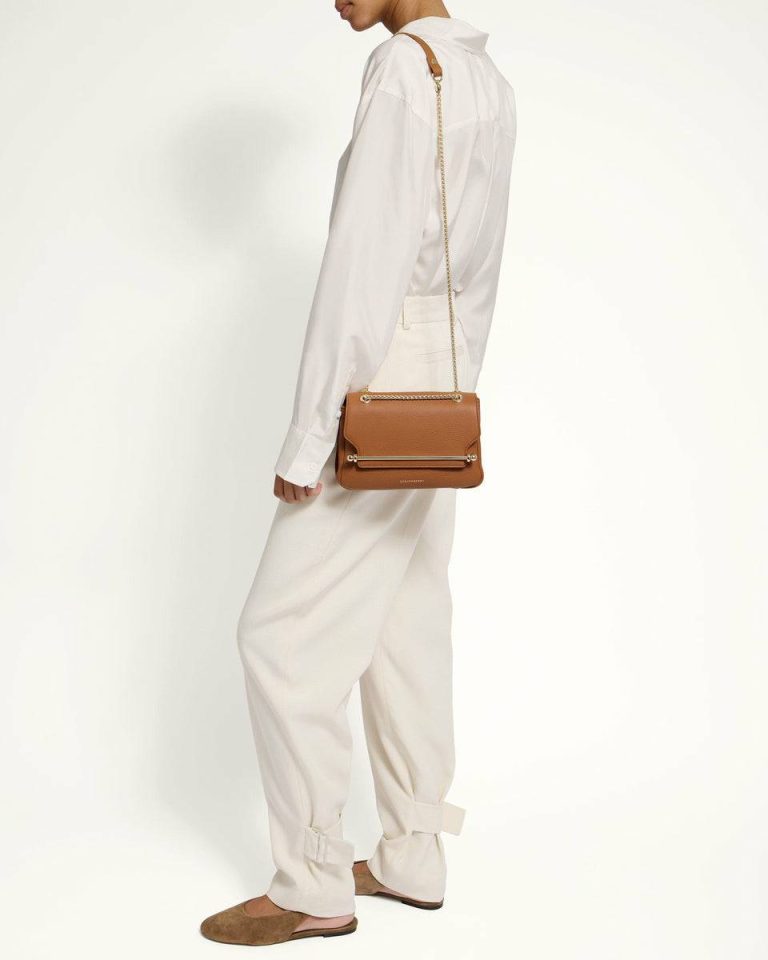 Shoulder Bags Strathberry East/West Mini Soft Tan Women