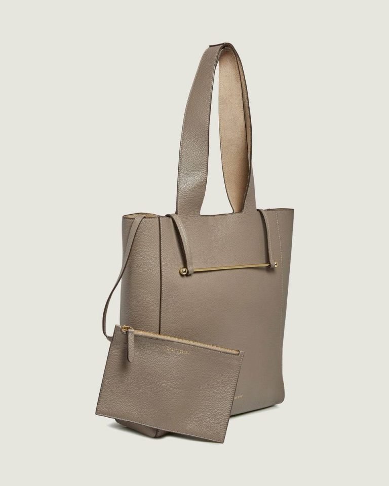Shoulder Bags Strathberry Melody Tote Women Taupe - Image 5