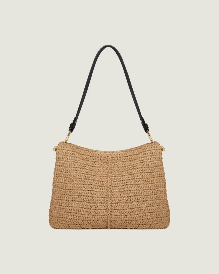 Shoulder Bags Strathberry Raffia/Black Women Lana Hobo - Image 2