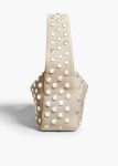 Shoulder Bags Women Khaite Elena Bag In Dark Ivory Leather With Studs Dark Ivory - Image 3