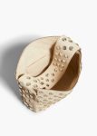 Shoulder Bags Women Khaite Elena Bag In Dark Ivory Leather With Studs Dark Ivory - Image 4
