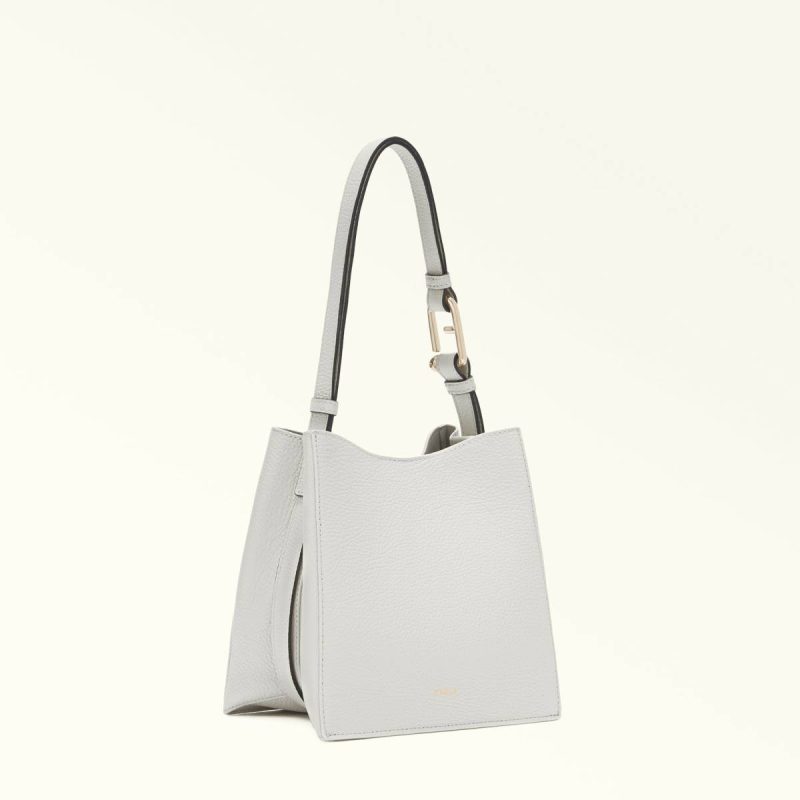 Shoulder Bags Women Marshmallow Furla Nuvola Bucket Bag Mini - Image 3