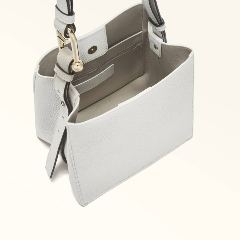 Shoulder Bags Women Marshmallow Furla Nuvola Bucket Bag Mini - Image 4