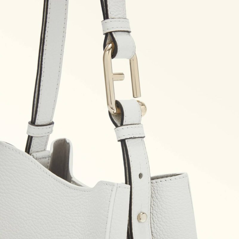 Shoulder Bags Women Marshmallow Furla Nuvola Bucket Bag Mini - Image 5