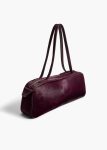 Simona Shoulder Bag In Eggplant Haircalf Women Eggplant Shoulder Bags Khaite - Image 2