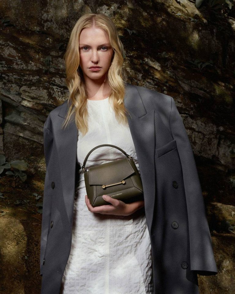 Small & Mini Bags Khaki Mosaic Nano Strathberry Women