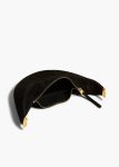 Small Olivia Hobo With Hardware In Black Suede Top Handle Women Khaite Black - Image 3