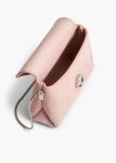 Soft Pink Nano Bobbi Crossbody Bag In Soft Pink Suede Khaite Crossbody Bags Women - Image 4