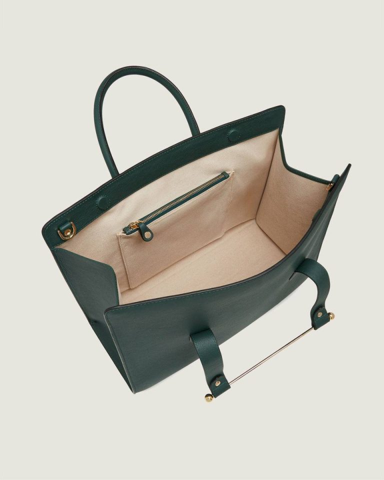 Strathberry Bottle Green Tote Women Shoulder Bags - Image 5