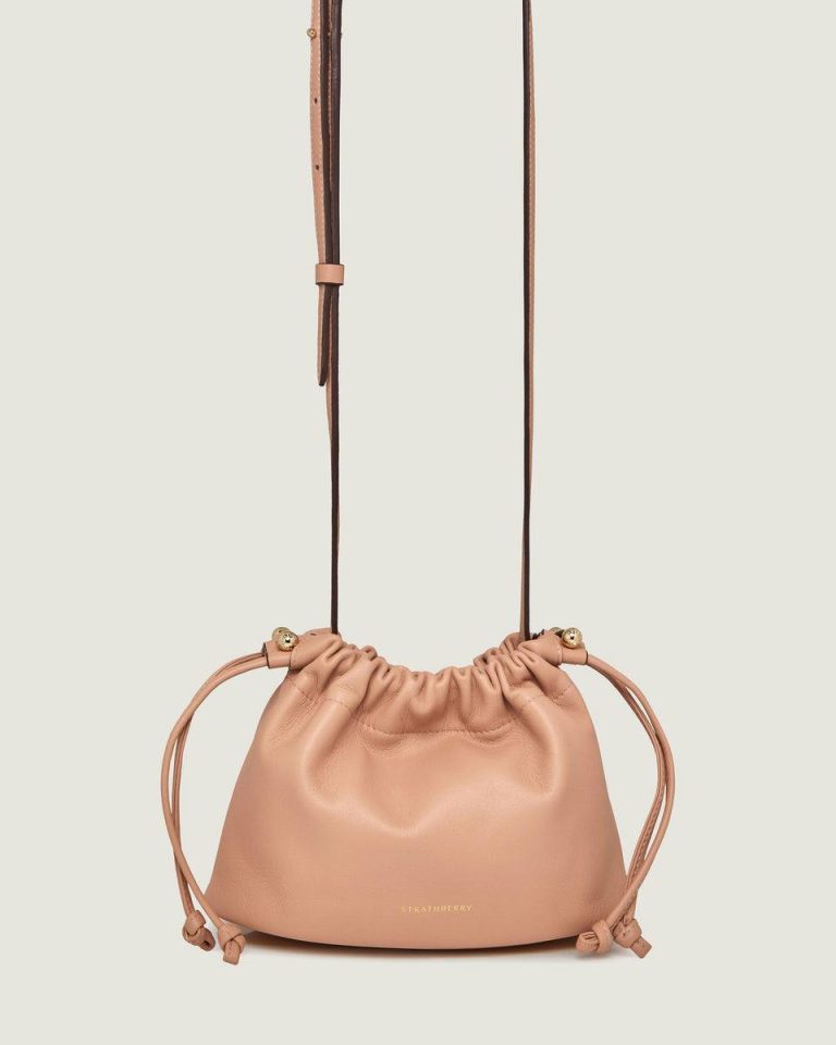 Strathberry Charlotte Drawstring Women Small & Mini Bags Dusky Rose - Image 3