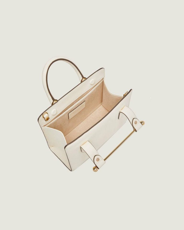 Strathberry Mini Tote Women Evening Bags Vanilla - Image 5