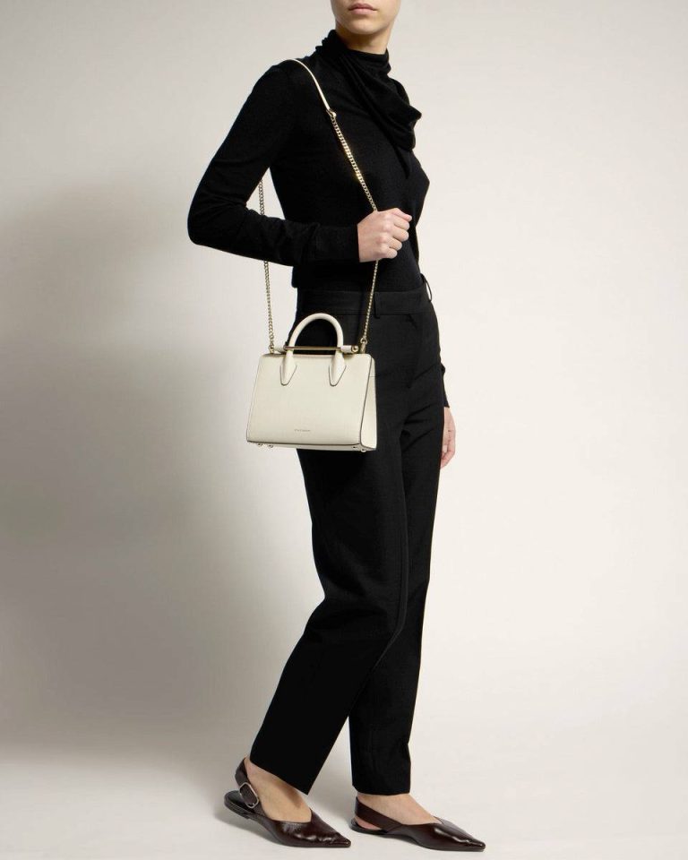 Strathberry Mini Tote Women Evening Bags Vanilla