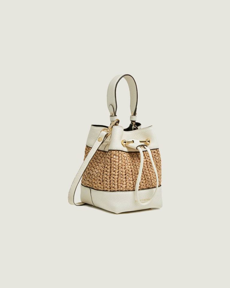Strathberry Osette Women Totes & Top Handle Bags Raffia/Vanilla - Image 2