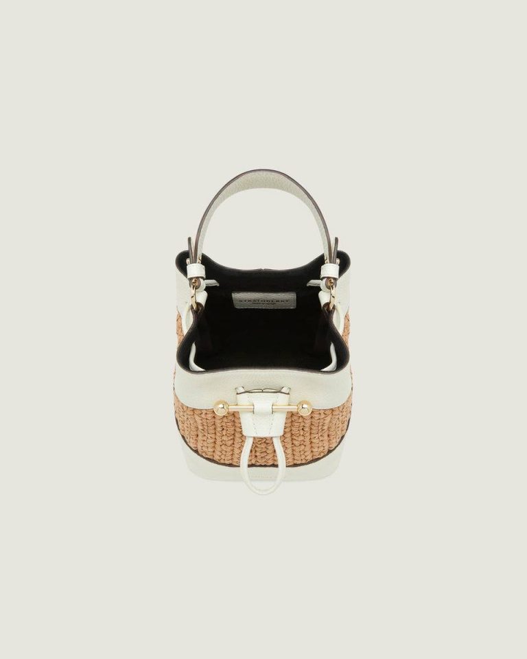 Strathberry Osette Women Totes & Top Handle Bags Raffia/Vanilla - Image 5
