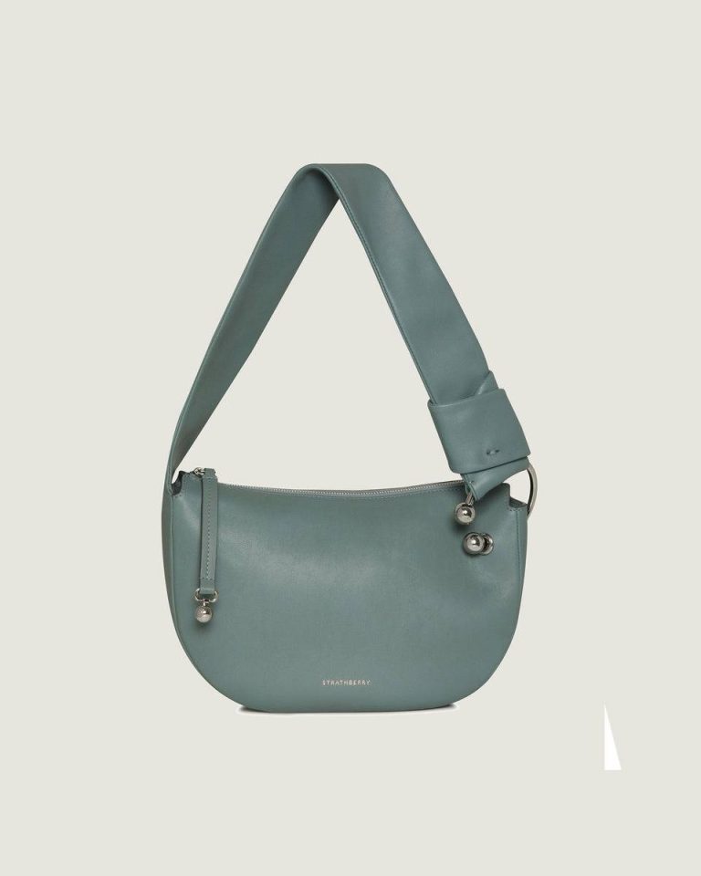 Strathberry Stone Blue Shoulder Bags Halo Women - Image 3