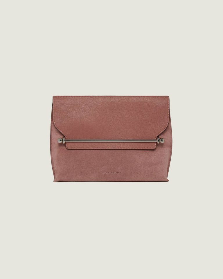 Strathberry Suede Sienna/Dusty Pink Small & Mini Bags Women Stylist - Image 3