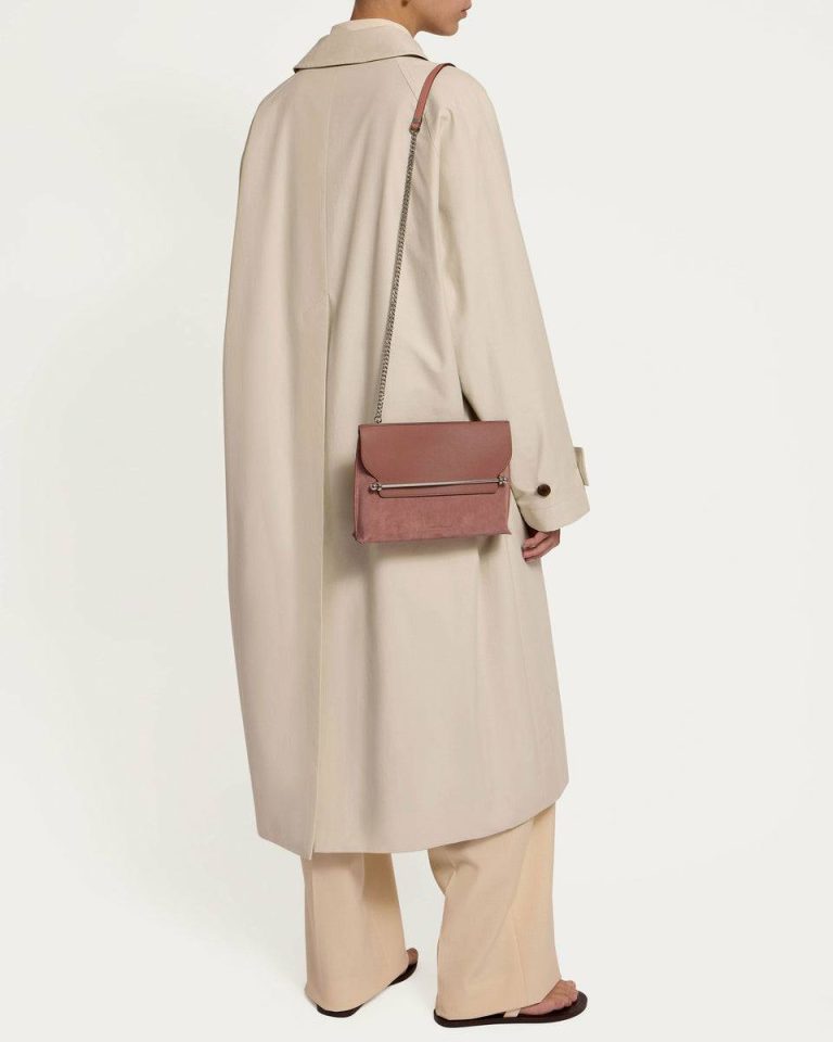 Strathberry Suede Sienna/Dusty Pink Small & Mini Bags Women Stylist