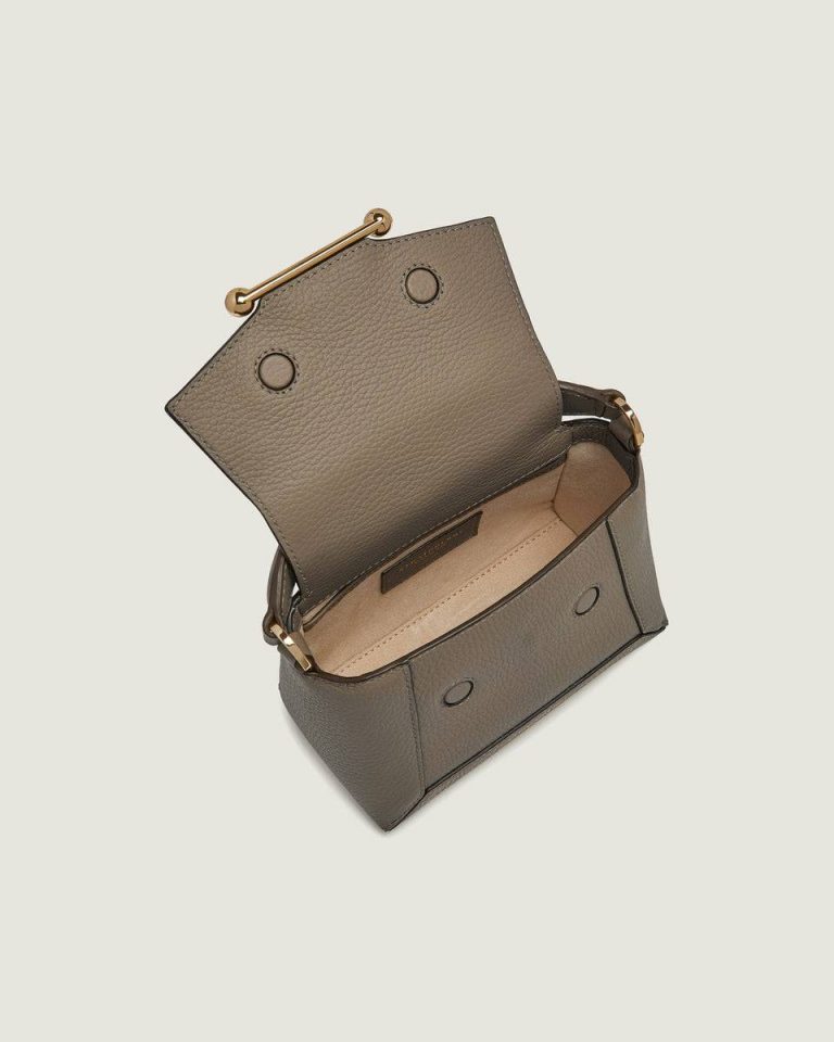 Strathberry Taupe Women Mosaic Nano Small & Mini Bags - Image 5
