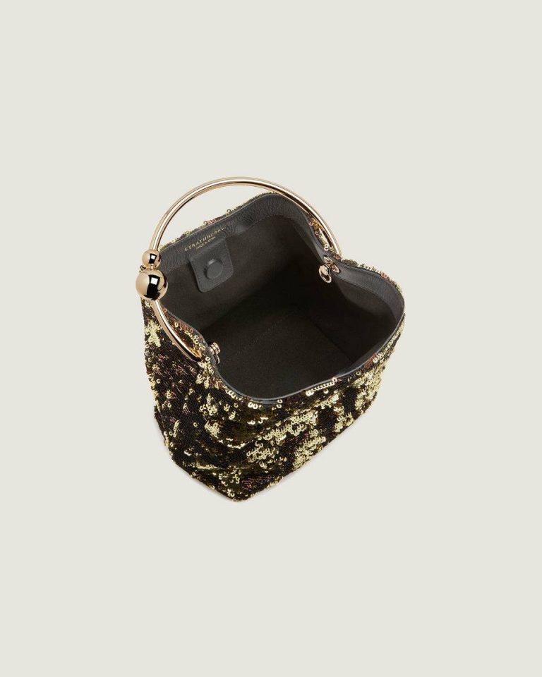 Strathberry Two Tone/Gold Sequin Evening Bags The Circus Women - Image 5