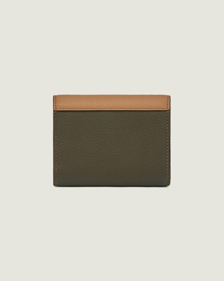 Strathberry Wallets Mosaic Trifold Wallet Khaki/Caramel/Diamond Women - Image 4