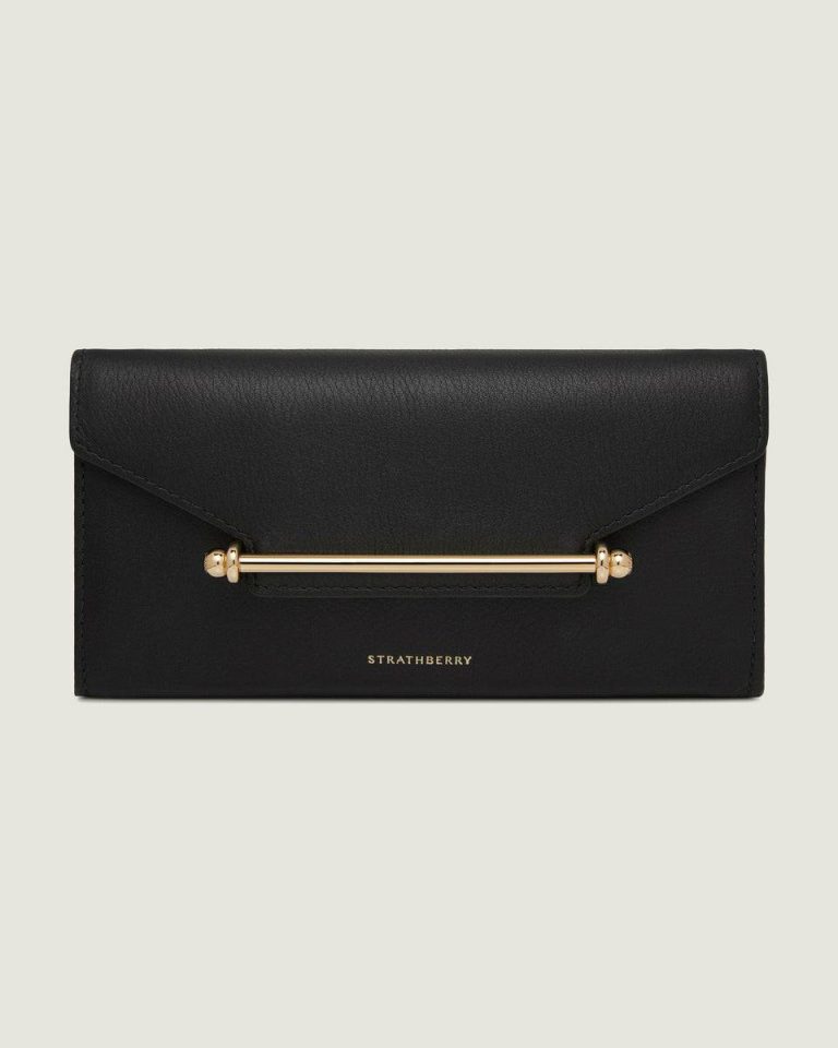 Strathberry Wallets Multrees Wallet On Chain - Black Multrees Chain Wallet Women - Image 3