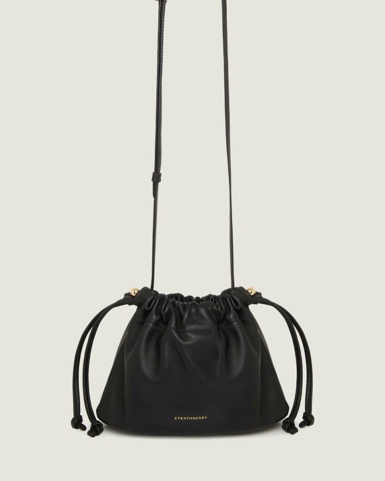 Strathberry Women Charlotte Drawstring Small & Mini Bags Black - Image 3