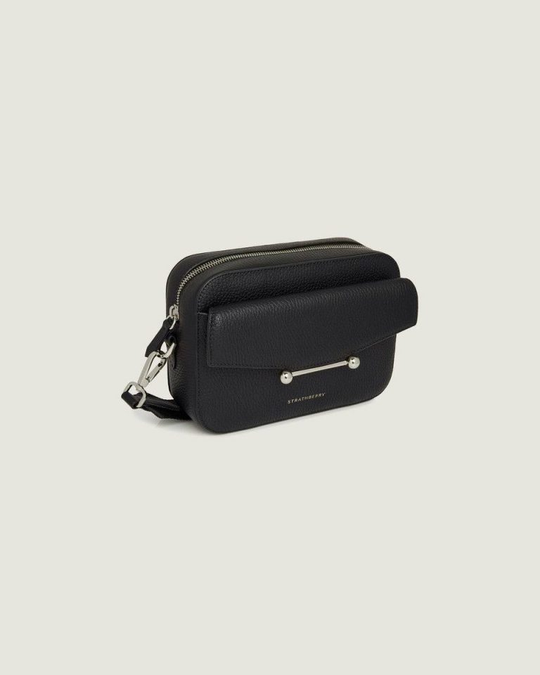 Strathberry Women Mosaic Camera Black Travel Bags - Image 2