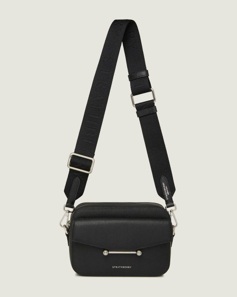 Strathberry Women Mosaic Camera Black Travel Bags - Image 3