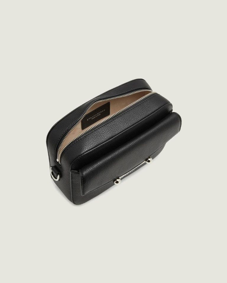 Strathberry Women Mosaic Camera Black Travel Bags - Image 5