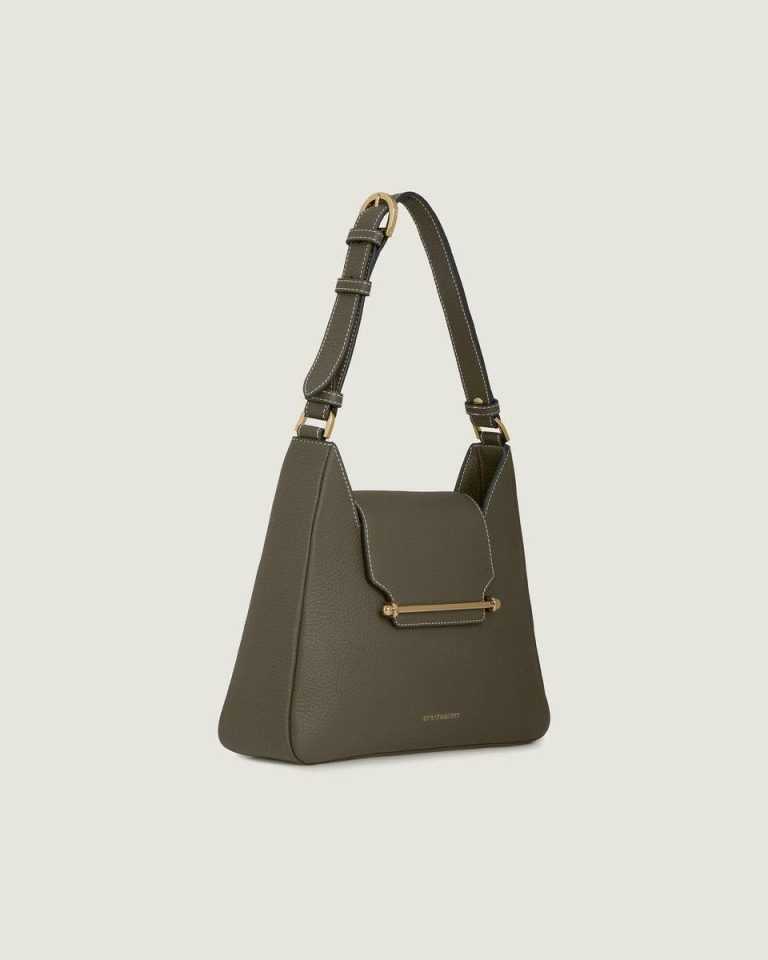 Strathberry Women Multrees Hobo Shoulder Bags Khaki - Image 2