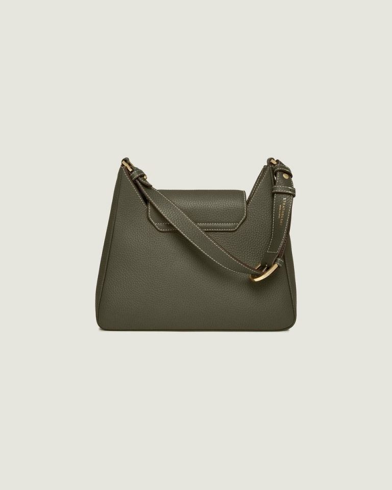 Strathberry Women Multrees Hobo Shoulder Bags Khaki - Image 4