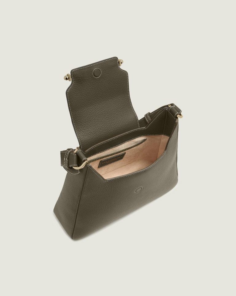 Strathberry Women Multrees Hobo Shoulder Bags Khaki - Image 5