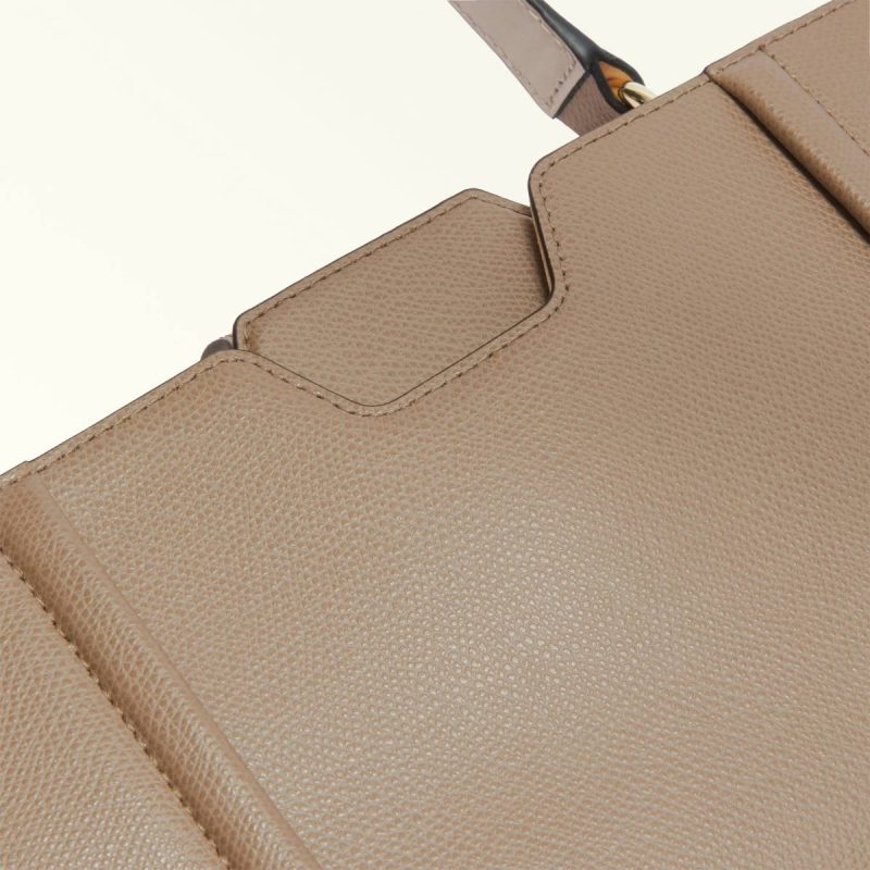 Stucco Gray Furla Riva Tote M Totes Women - Image 5