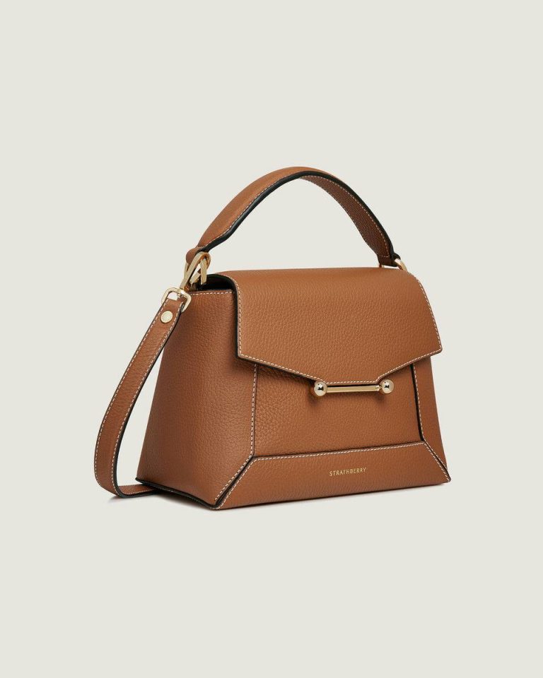 Tan With Vanilla Stitch Strathberry Crossbody Bags Mosaic Bag Women - Image 2