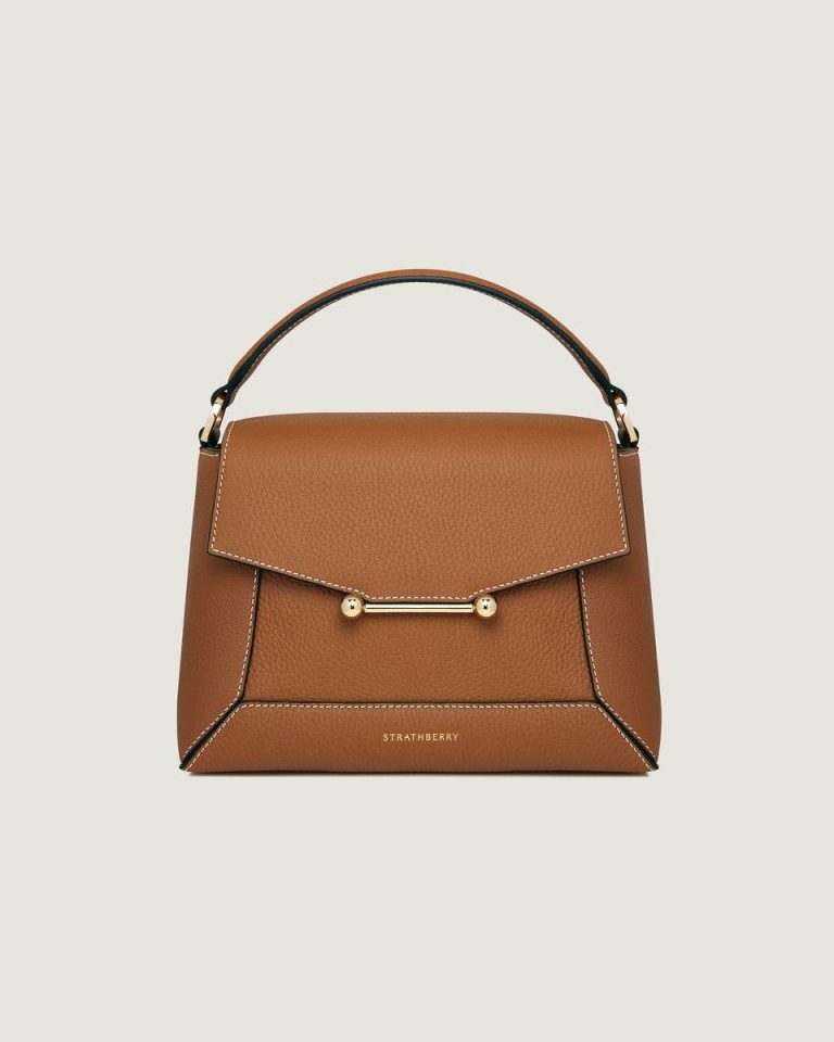 Tan With Vanilla Stitch Strathberry Crossbody Bags Mosaic Bag Women - Image 3