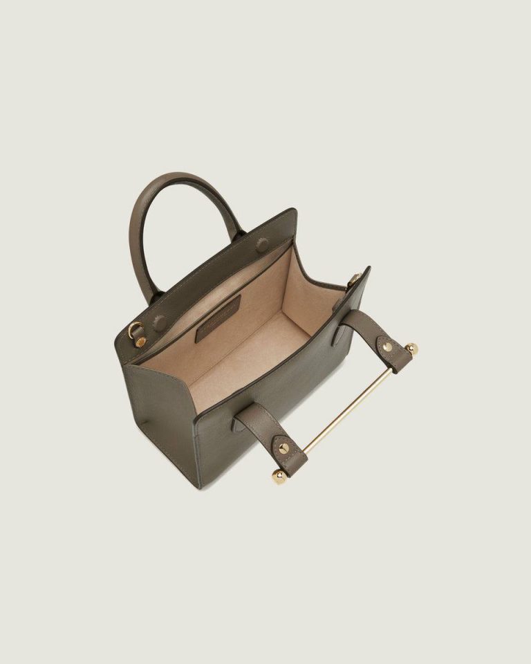 Taupe Strathberry Women Mini Tote Small & Mini Bags - Image 5