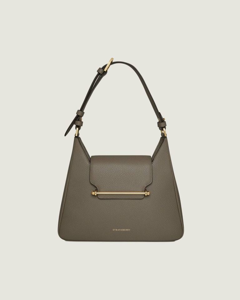 Taupe Strathberry Women Multrees Hobo Shoulder Bags - Image 3