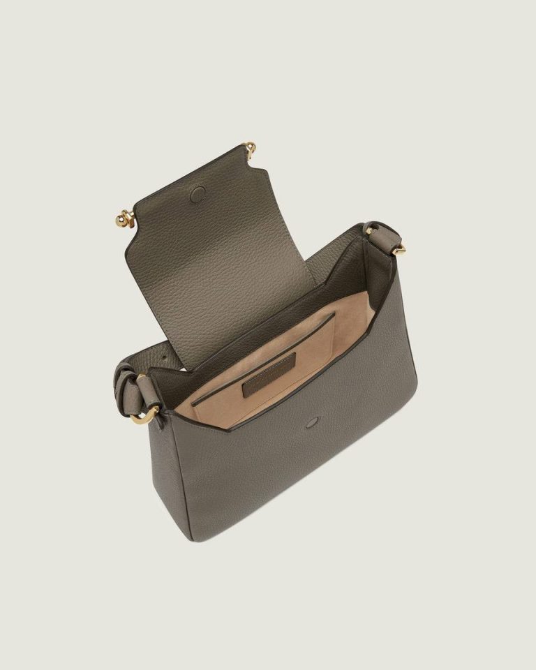 Taupe Strathberry Women Multrees Hobo Shoulder Bags - Image 5