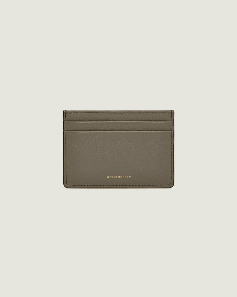 Taupe Women Strathberry Cardholder Wallets - Image 2