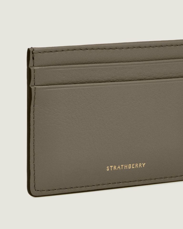 Taupe Women Strathberry Cardholder Wallets